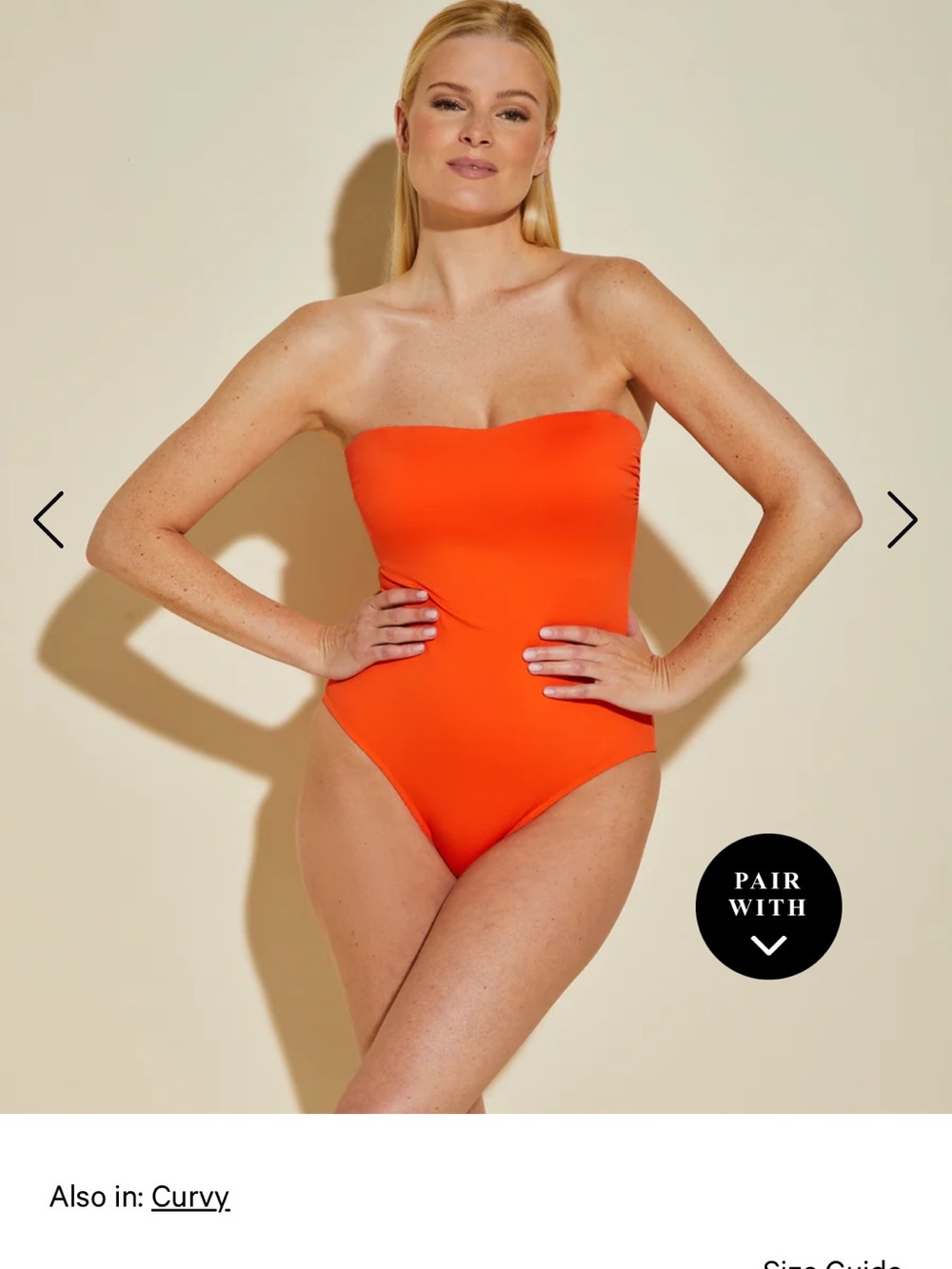 Cosabella Vita Marina Body Shaping Bandeau One-Piece Swimsuit